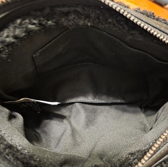 Banana Republic Black Faux Shearling Pouch/Wristlet - Picture 10 of 12